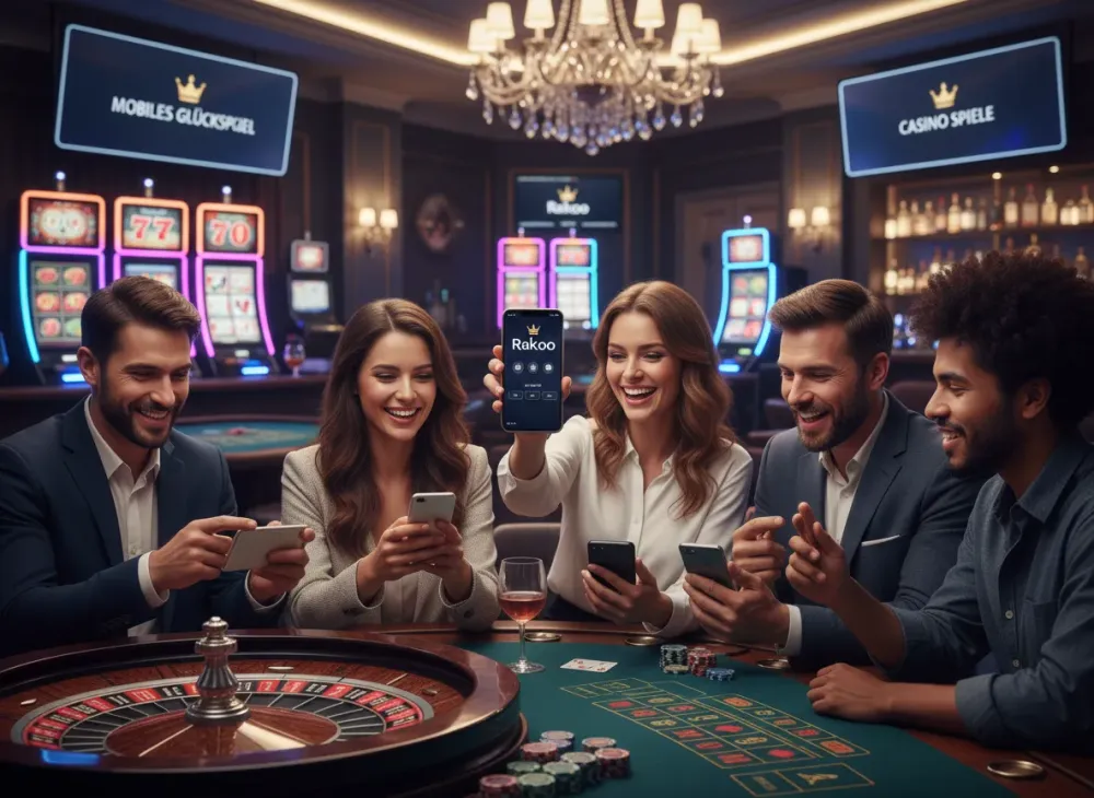 Rakoo app für mobiles Glücksspiel und Casino Spiele