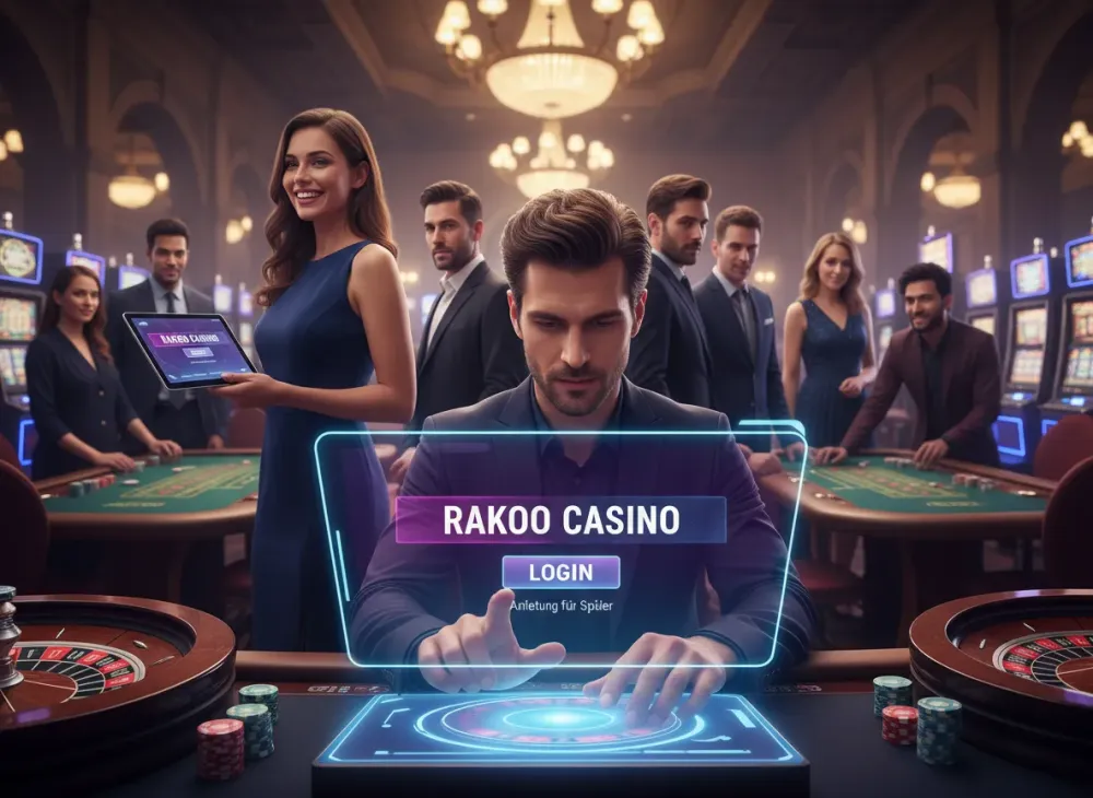 Rakoo casino login Anleitung für Spieler